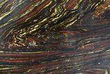 Polished Tiger Iron Stromatolite - ( Billion Years) #92845-1